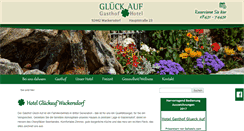 Desktop Screenshot of hotel-glueckauf-wackersdorf.de