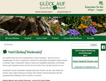 Tablet Screenshot of hotel-glueckauf-wackersdorf.de